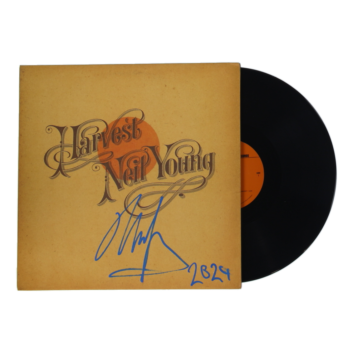 Neil Young Signed "Harvest" Vinyl Record Album Inscribed "2024" (SWAU) at PristineAuction.com Neil Young Signed "Harvest" Vinyl Record Album Inscribed "2024" (SWAU) at PristineAuction.com