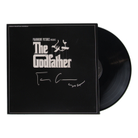 Francis Ford Coppola Signed "The Godfather" Vinyl Record Album Cover Inscribed "2024" (SWAU) at PristineAuction.com