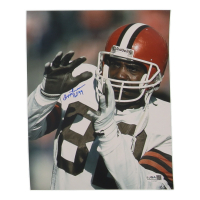 Ozzie Newsome Signed Browns 8x10 Photo Inscribed "HOF 99" (JSA) at PristineAuction.com