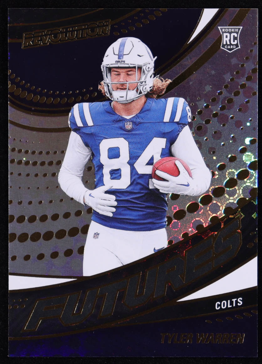 Tyler Warren 2025 Panini Revolution Futures #21 RC at PristineAuction.com Tyler Warren 2025 Panini Revolution Futures #21 RC at PristineAuction.com