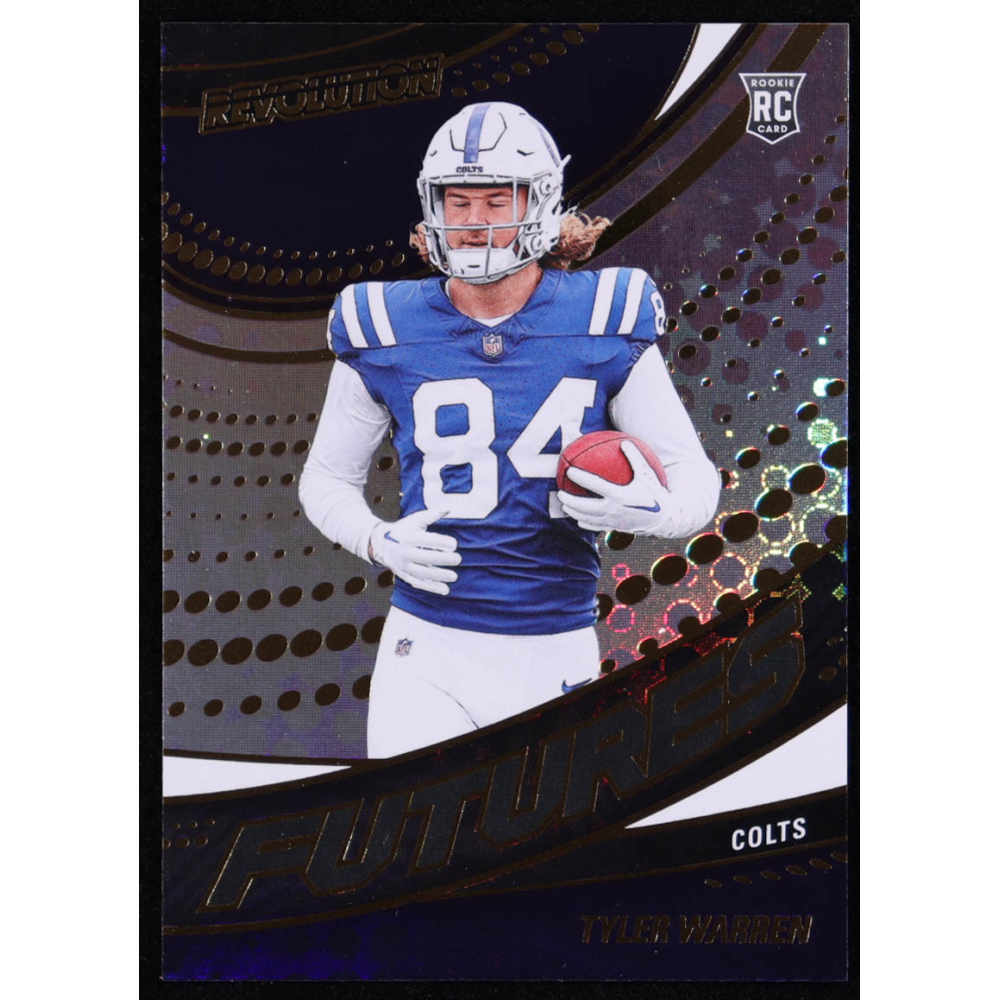 Tyler Warren 2025 Panini Revolution Futures #21 RC at PristineAuction.com