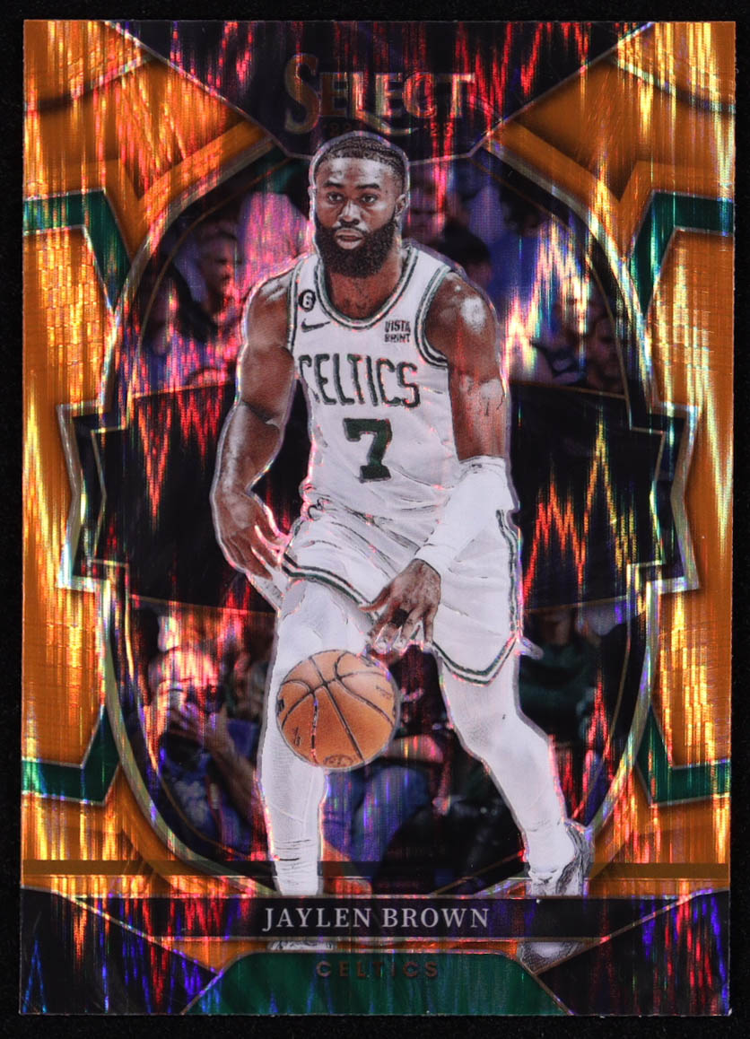 Jaylen Brown 2022-23 Select Prizms Orange Flash #32 at PristineAuction.com Jaylen Brown 2022-23 Select Prizms Orange Flash #32 at PristineAuction.com
