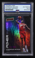 Dominque Wilkins Signed 2016-17 Panini Aficionado Power Surge #18 (PSA) at PristineAuction.com