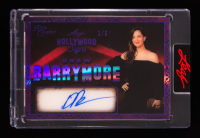 Drew Barrymore 2025 Leaf Red Carpet Hollywood Signs Autographs Purple Holo #HSDB1 #1/5 at PristineAuction.com