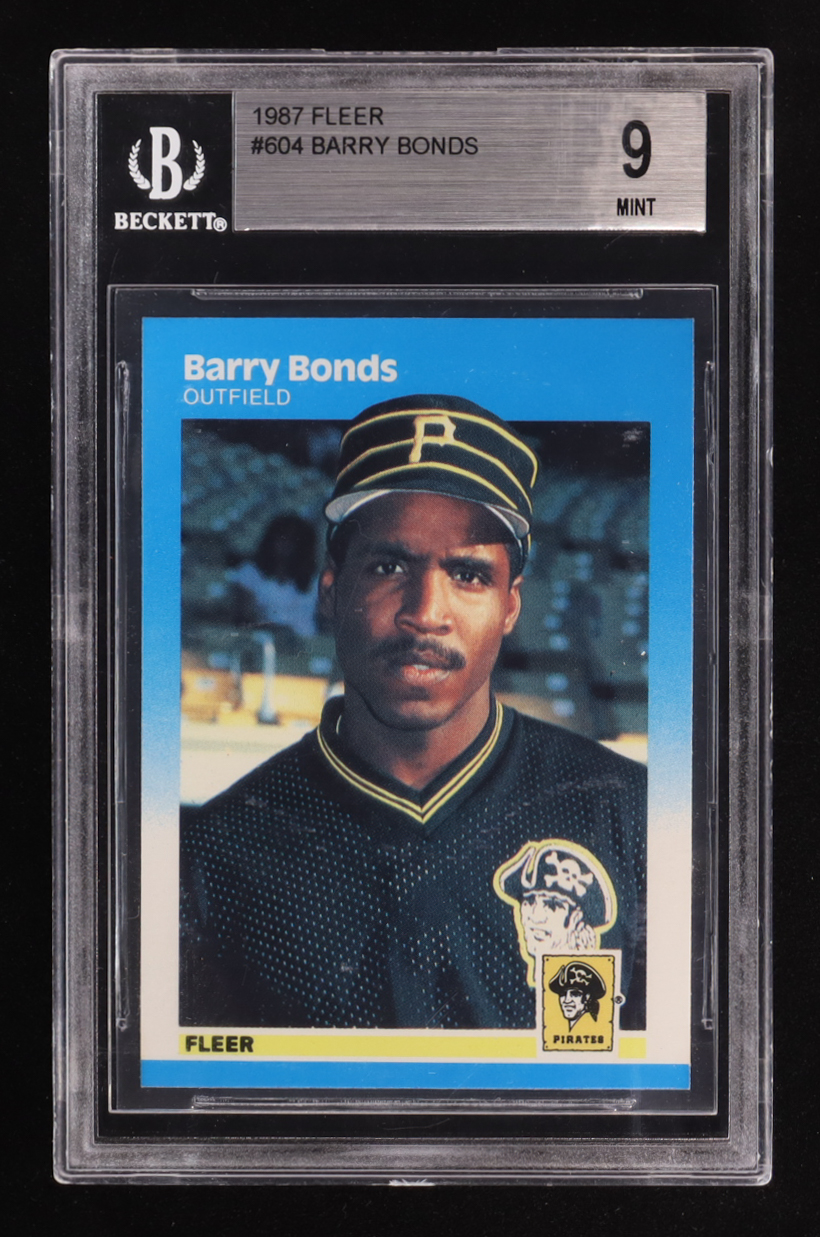 Barry Bonds 1987 Fleer #604 RC (BGS 9) at PristineAuction.com Barry Bonds 1987 Fleer #604 RC (BGS 9) at PristineAuction.com