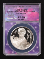 1979 Great American Chiefs, Kintpuash - 1oz .925 Proof Silver Medal (ANACS PF69 DCAM) at PristineAuction.com