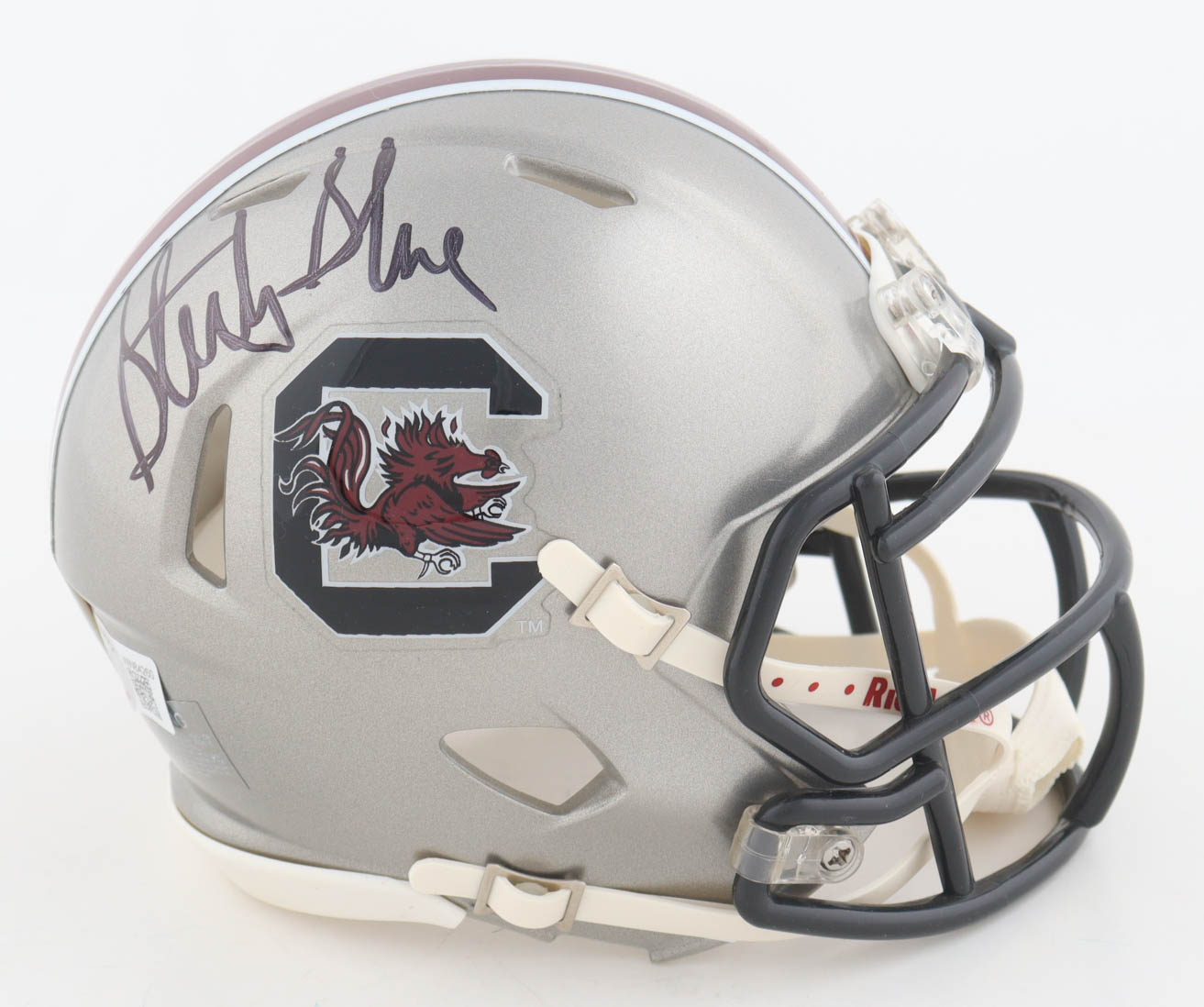Sterling Sharpe Signed Gamecocks Speed Mini Helmet (Beckett) at PristineAuction.com Sterling Sharpe Signed Gamecocks Speed Mini Helmet (Beckett) at PristineAuction.com