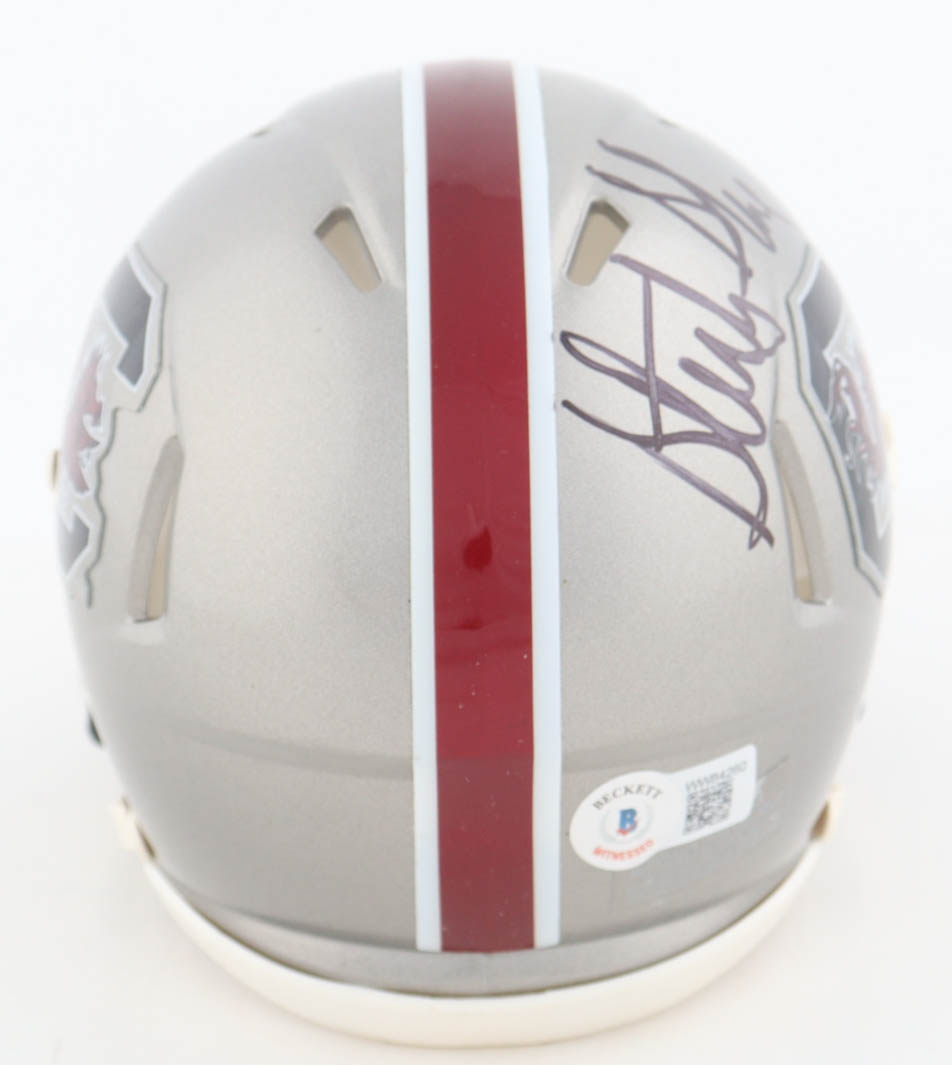 Sterling Sharpe Signed Gamecocks Speed Mini Helmet (Beckett) at PristineAuction.com Sterling Sharpe Signed Gamecocks Speed Mini Helmet (Beckett) at PristineAuction.com