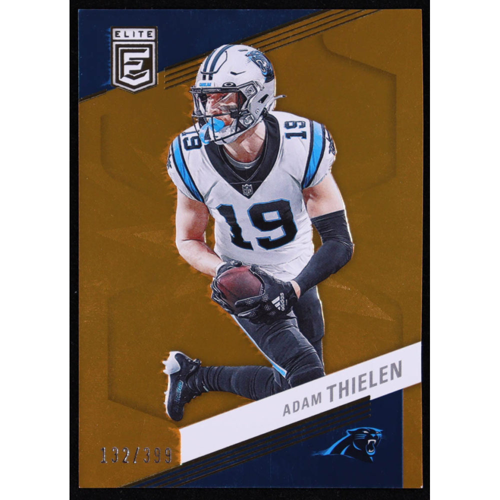 Adam Thielen 2023 Elite Orange #5 #132/399 at PristineAuction.com