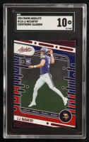 J.J McCarthy 2024 Absolute Red and Blue #110 RC (SGC 10) at PristineAuction.com