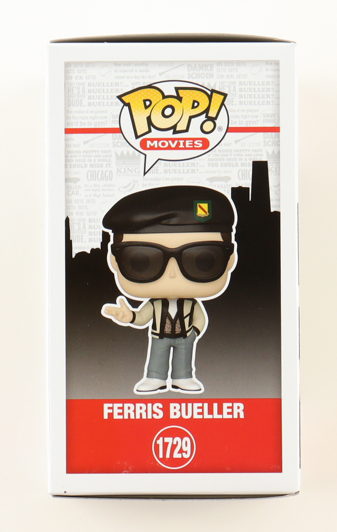 Matthew Broderick Signed "Ferris Bueller's Day Off" #1729 Ferris Bueller Funko Pop! Vinyl Figure (Beckett) at PristineAuction.com Matthew Broderick Signed "Ferris Bueller's Day Off" #1729 Ferris Bueller Funko Pop! Vinyl Figure (Beckett) at PristineAuction.com