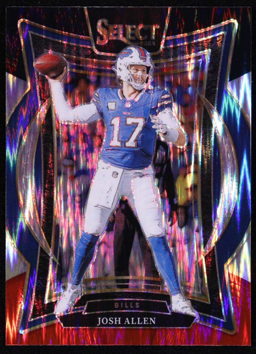 Josh Allen 2024 Select Prizm Black and Red Shock #34 at PristineAuction.com Josh Allen 2024 Select Prizm Black and Red Shock #34 at PristineAuction.com