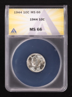 1944 Mercury Silver 10C Dime (ANACS MS66) at PristineAuction.com