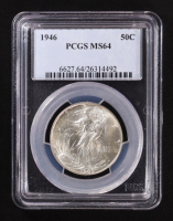 1946 Walking Liberty Silver 50C Half Dollar (PCGS MS64) at PristineAuction.com