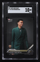 Victor Wembanyama 2023 Topps Now Draft #D-1 RC (SGC 10) at PristineAuction.com