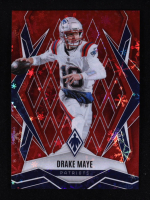 Drake Maye 2025 Panini Phoenix Red Winter #111 #075/399 at PristineAuction.com
