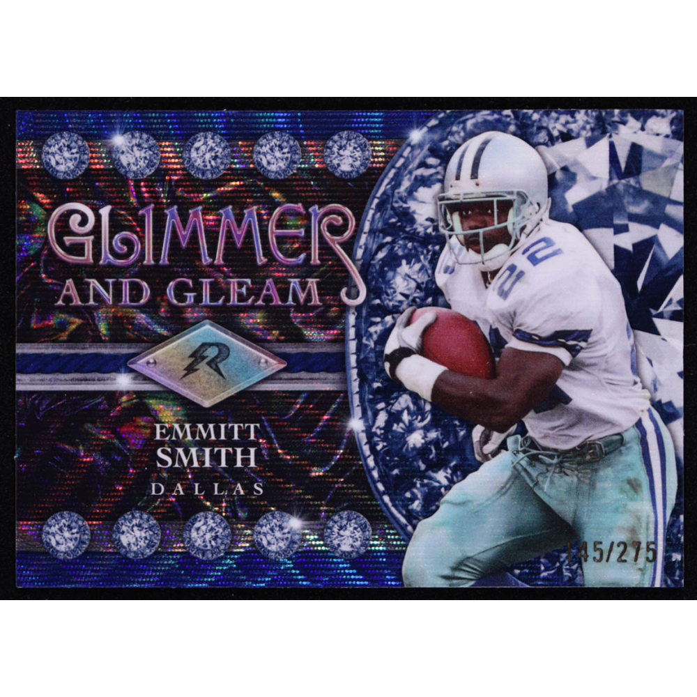 Emmitt Smith 2024 Topps Resurgence Glimmer and Gleam Navy Surge #GG9 #145/275 at PristineAuction.com
