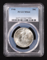 1946 Walking Liberty Silver 50C Half Dollar (PCGS MS64) at PristineAuction.com