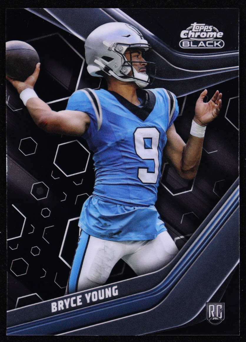 Bryce Young 2023-24 Topps Composite Chrome Black #106 RC at PristineAuction.com Bryce Young 2023-24 Topps Composite Chrome Black #106 RC at PristineAuction.com