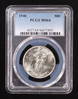 1946 Walking Liberty Silver 50C Half Dollar (PCGS MS64) at PristineAuction.com