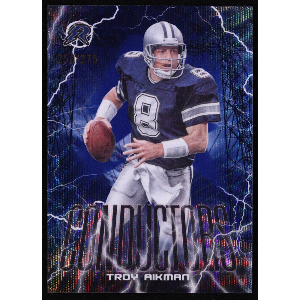 Troy Aikman 2024 Topps Resurgence Conductors Navy Surge #C19 #258/275 at PristineAuction.com