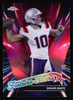 Drake Maye 2024 Topps Chrome Future Stars Pink Refractors #FS3 RC at PristineAuction.com