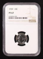 1959 Roosevelt Proof Silver 10C Dime (NGC PF67) at PristineAuction.com