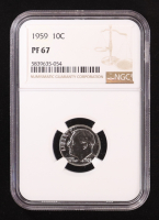 1959 Roosevelt Proof Silver 10C Dime (NGC PF67) at PristineAuction.com