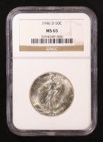 1946-D Walking Liberty Silver 50C Half Dollar (NGC MS65) at PristineAuction.com