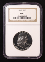 1963 Franklin Proof Silver 50C Half Dollar (NGC PF67) at PristineAuction.com