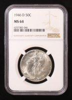 1946-D Walking Liberty Silver 50C Half Dollar (NGC MS64) at PristineAuction.com