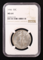 1946 Walking Liberty Silver 50C Half Dollar (NGC MS64) at PristineAuction.com