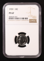 1959 Roosevelt Proof Silver 10C Dime (NGC PF67) at PristineAuction.com