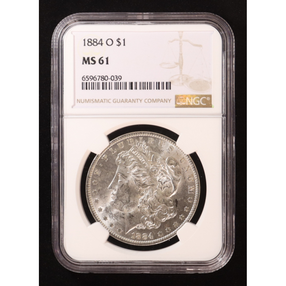 1884-O Morgan Silver Dollar (NGC MS61) at PristineAuction.com
