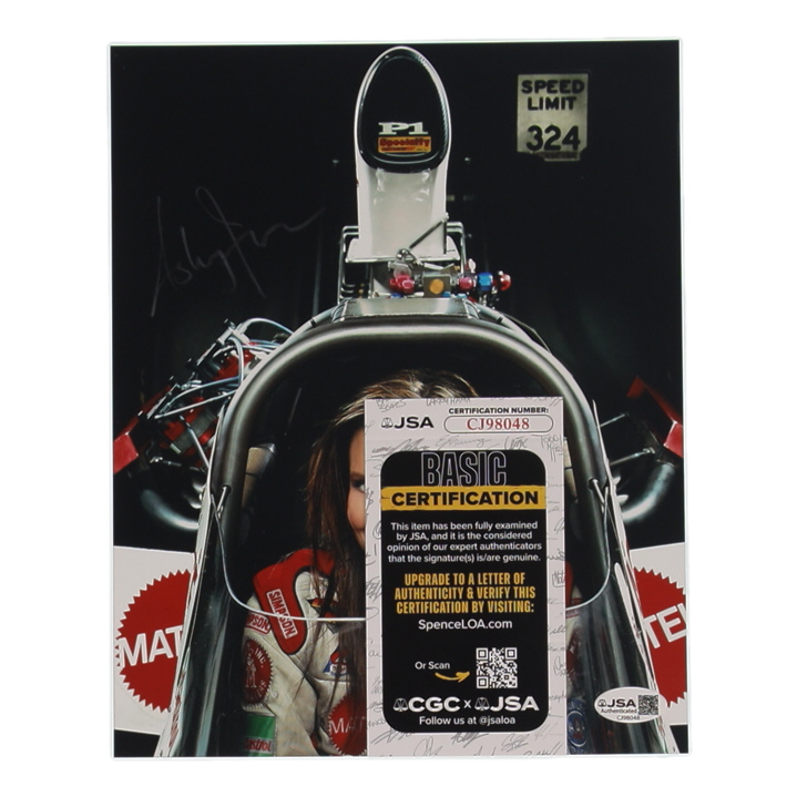 Ashley Force Hood Signed 8x10 Photo (JSA) at PristineAuction.com Ashley Force Hood Signed 8x10 Photo (JSA) at PristineAuction.com