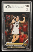 Caitlin Clark 2023-24 Bowman University Now #61 RC (BCCG 10) at PristineAuction.com