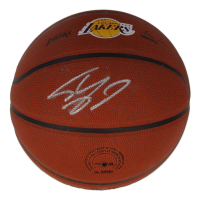 Shaquille O'Neal Signed Lakers Logo NBA Basketball (Authentic Ink) at PristineAuction.com