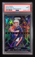 Drake Maye 2024 Panini Prizm Prizmatic Prizms Green #2 RC (PSA 9) at PristineAuction.com