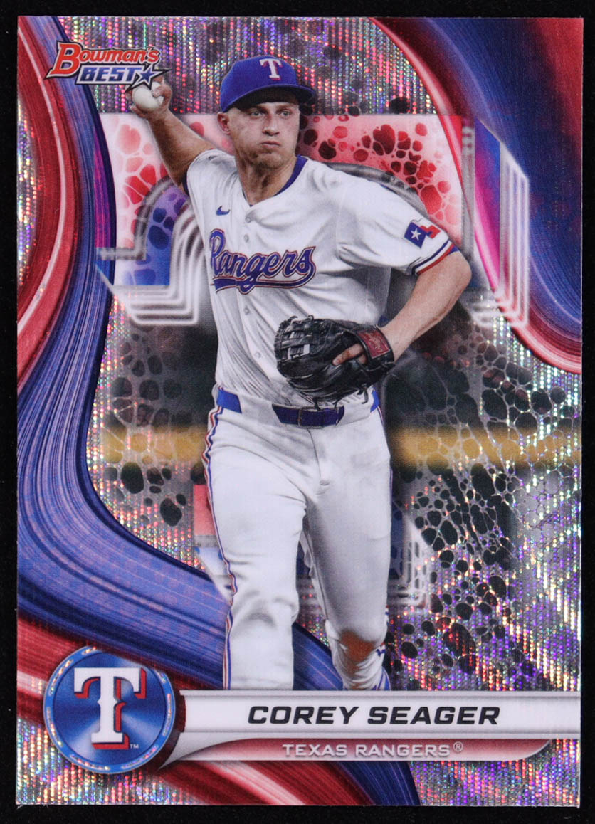 Corey Seager 2024 Bowman's Best Wave Refractors #67 at PristineAuction.com Corey Seager 2024 Bowman's Best Wave Refractors #67 at PristineAuction.com