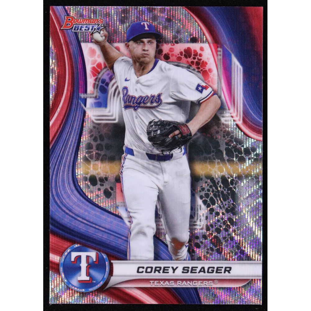 Corey Seager 2024 Bowman's Best Wave Refractors #67 at PristineAuction.com