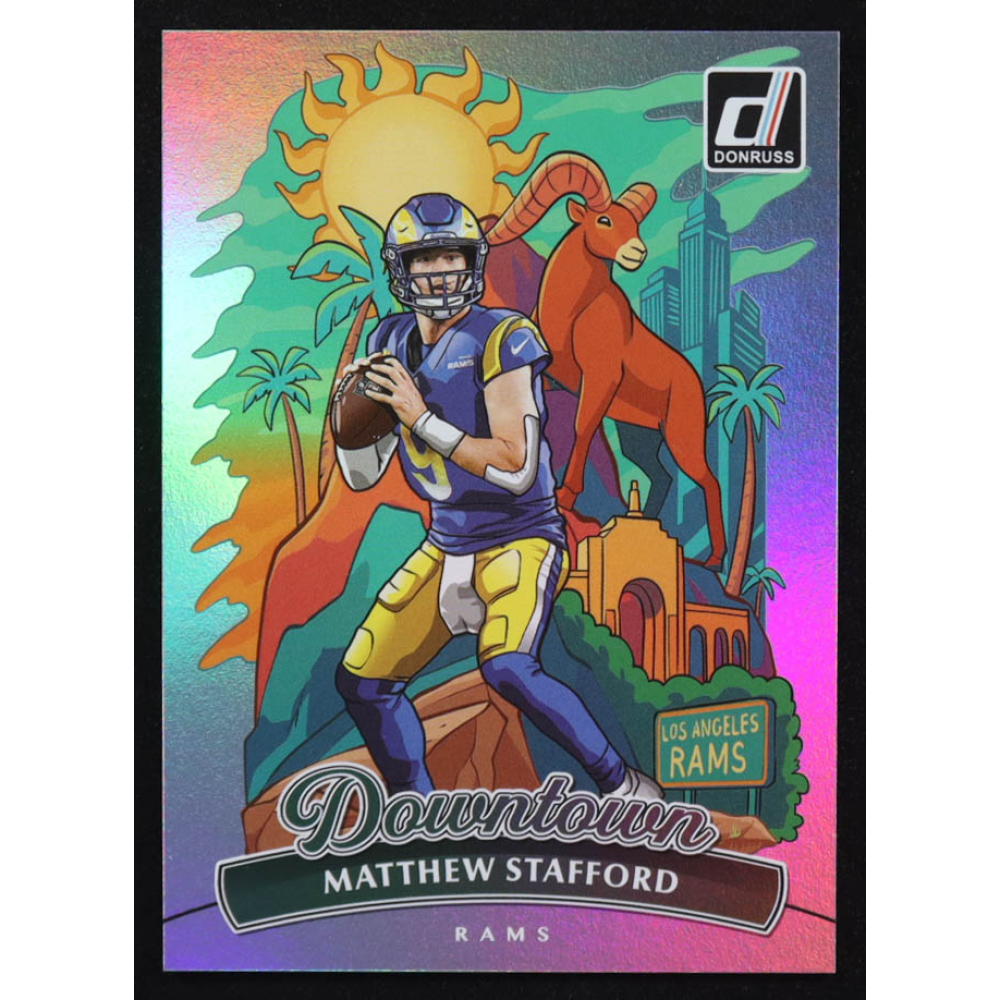 Matthew Stafford 2025 Donruss Downtown #6 | Pristine Auction