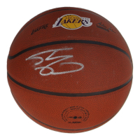 Shaquille O'Neal Signed Lakers Logo NBA Basketball (Authentic Ink) at PristineAuction.com