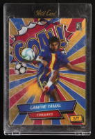 Lamine Yamal 2024 Wild Card Alumination Comix GOAL! Yellow, Blue, and Red Metallic #ACGRLY4 #1/1 RC at PristineAuction.com