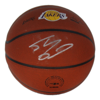 Shaquille O'Neal Signed Lakers Logo NBA Basketball (Authentic Ink) at PristineAuction.com