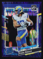 Puka Nacua 2023 Donruss Optic Purple Shock #238 RC at PristineAuction.com