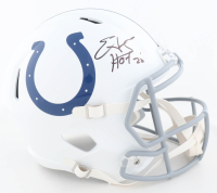 Edgerrin James Signed Colts Full-Size Speed Helmet Inscribed "HOF 20" (Beckett) at PristineAuction.com