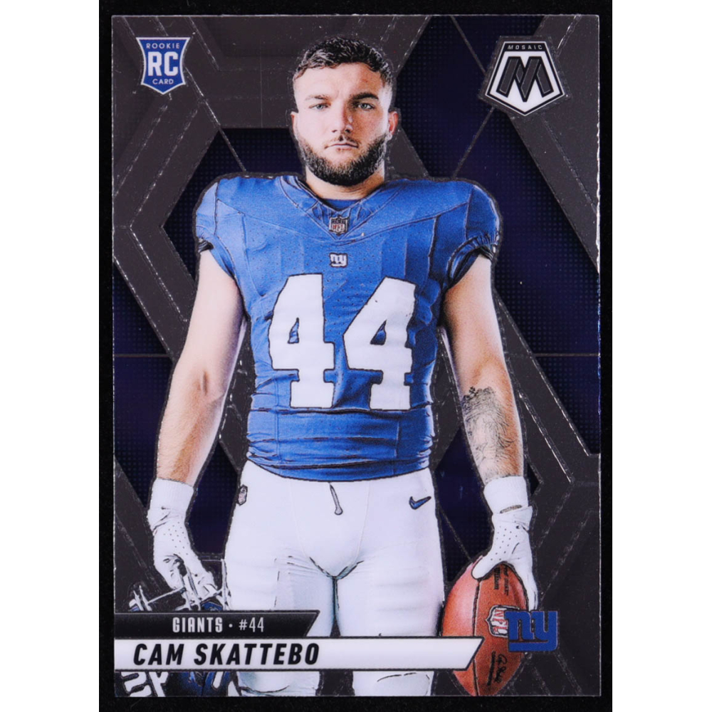 Cam Skattebo 2025 Panini Mosaic VAR #271 RC at PristineAuction.com