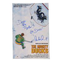 Emilio Estevez Signed "The Mighty Ducks" 11x17 Poster Inscribed "Ducks Fly Together!! Go Ducks!"  (JSA) at PristineAuction.com