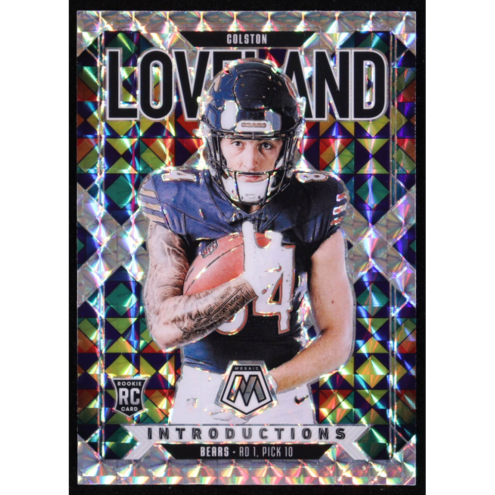 Colston Loveland 2025 Panini Mosaic Introductions Mosaic #5 RC at PristineAuction.com