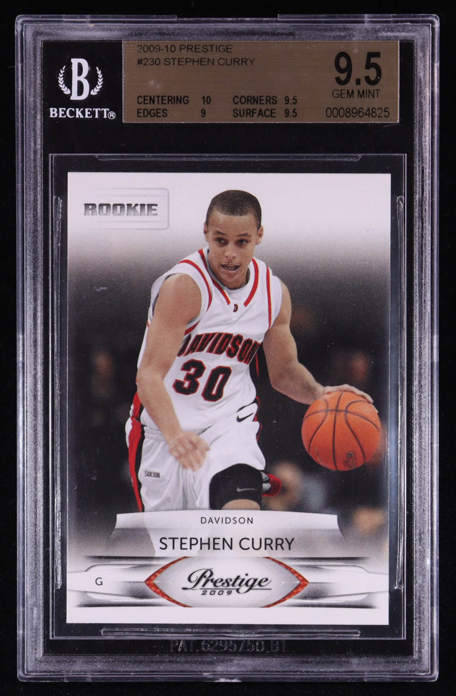 Stephen Curry 2009-10 Prestige #230 RC (BGS 9.5) at PristineAuction.com Stephen Curry 2009-10 Prestige #230 RC (BGS 9.5) at PristineAuction.com